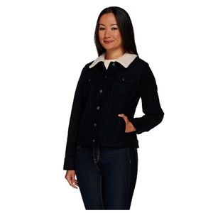 Isaac Mizrahi Live! Moleskin Jacket Size 20W